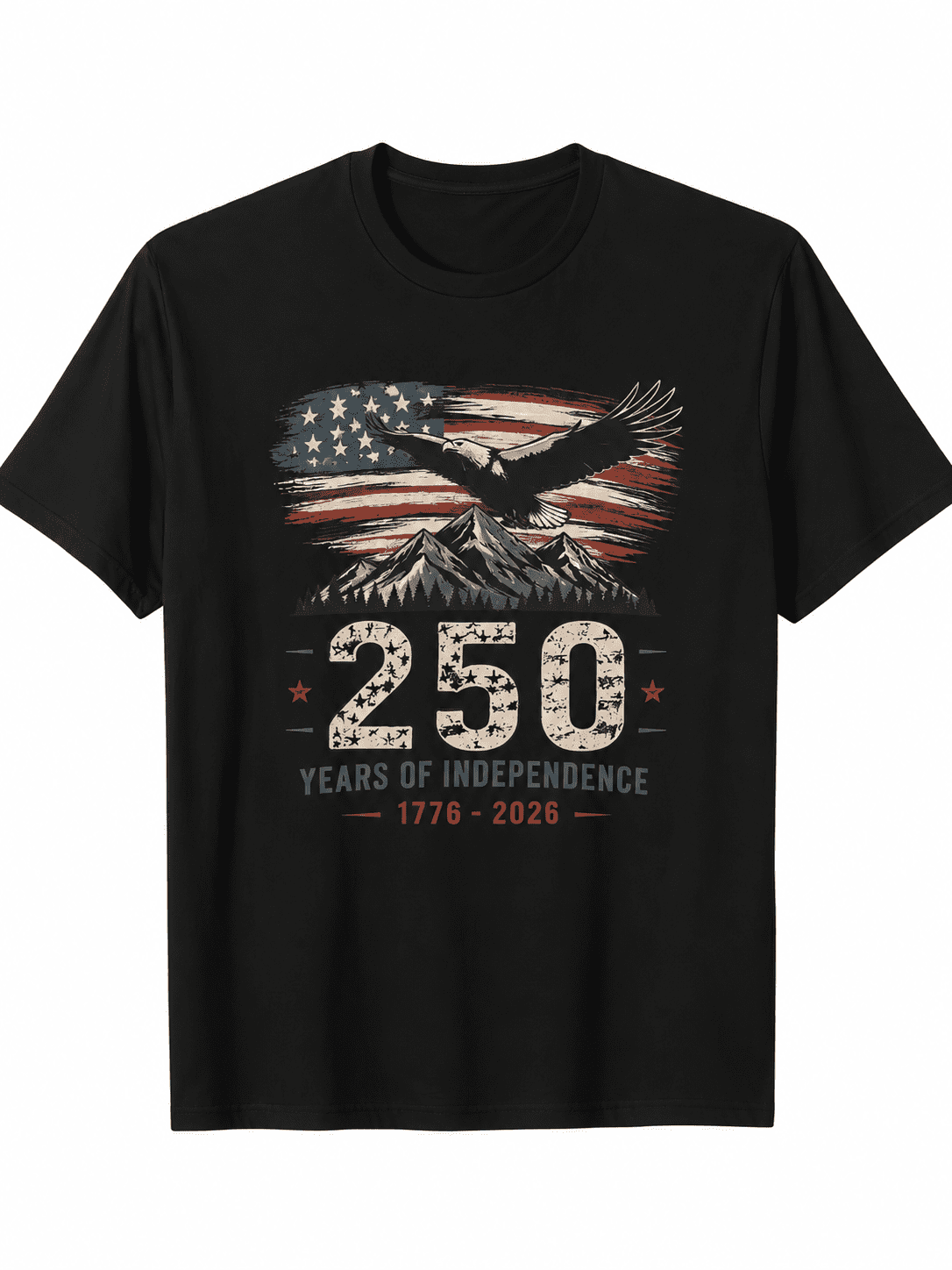 Commemorative T-shirt for the 250th Anniversary of U.S. product image 1
