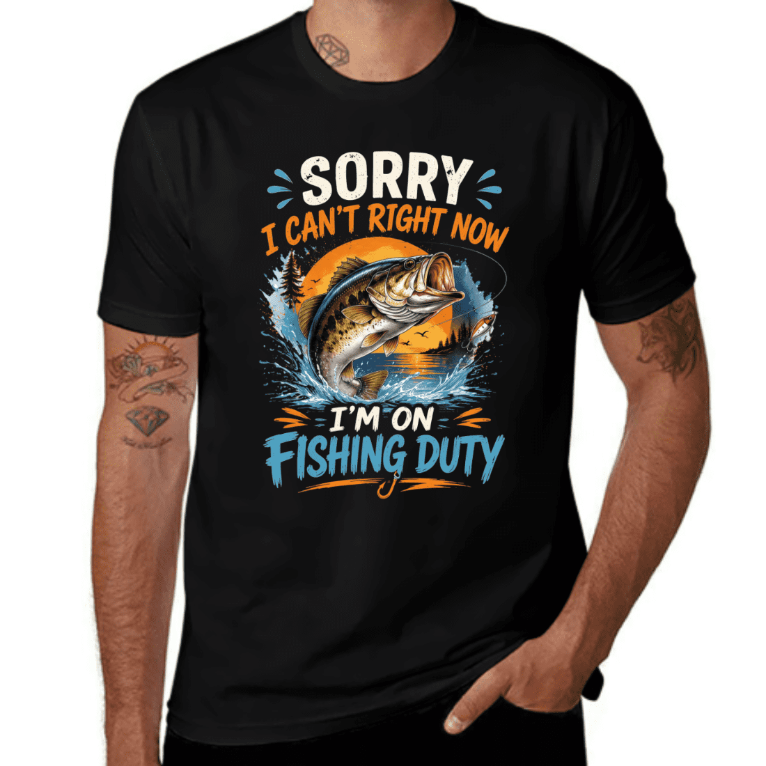 Funny Fishing Shirt for Men, Weekend Forecast with a Chance product image 1