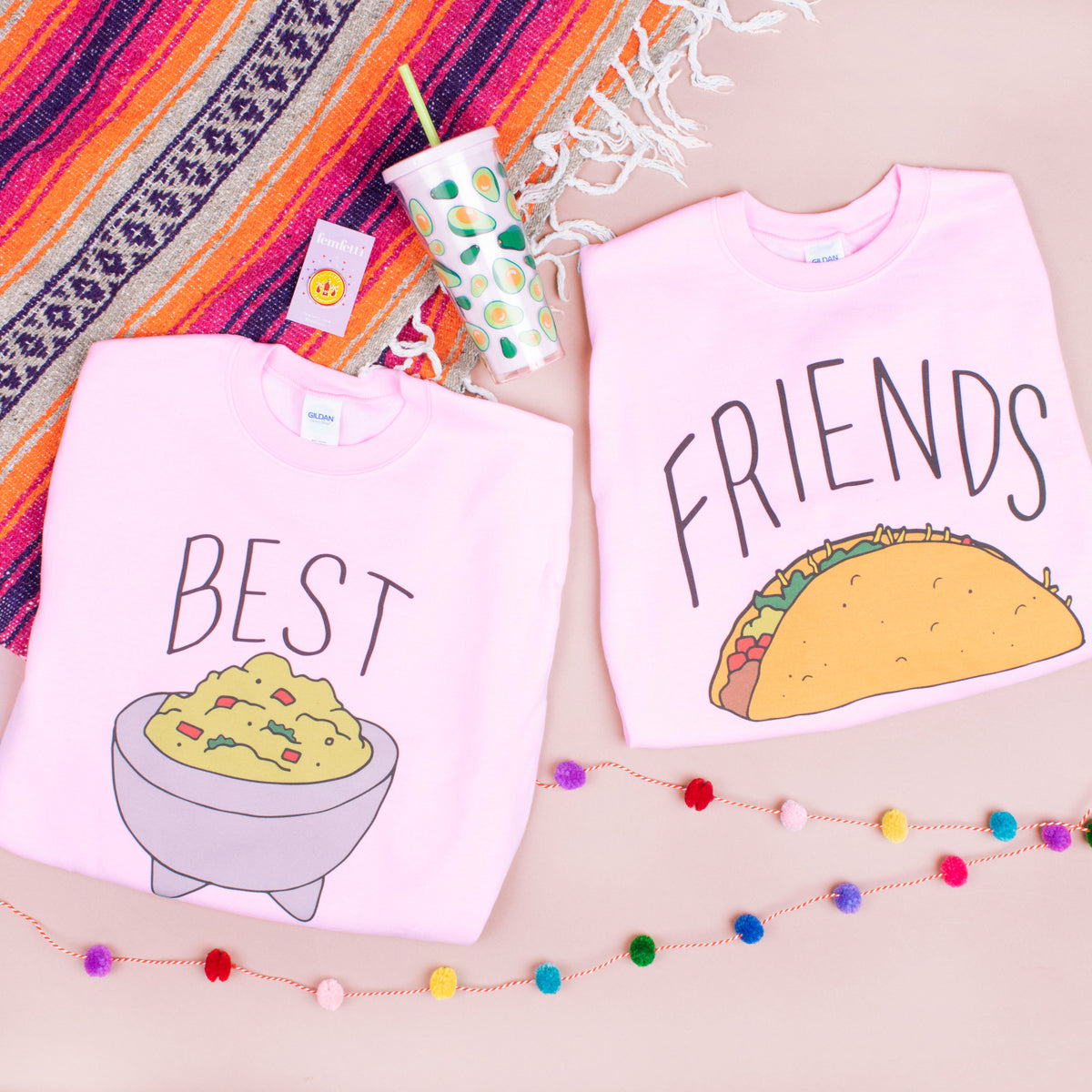 Best Friends Guac And Taco Duo Sweatshirt Set product image 1