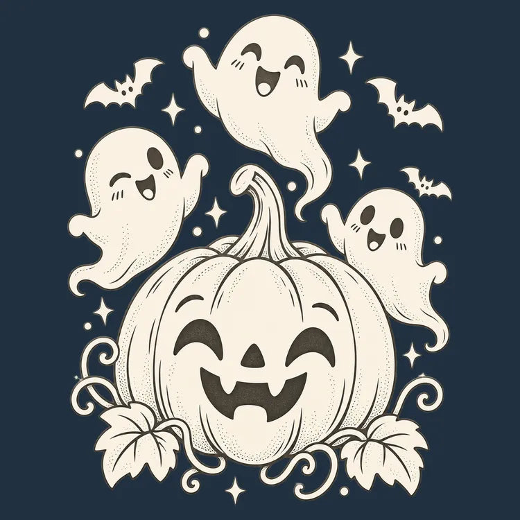 Happy Pumpkin and Ghosts product image 1