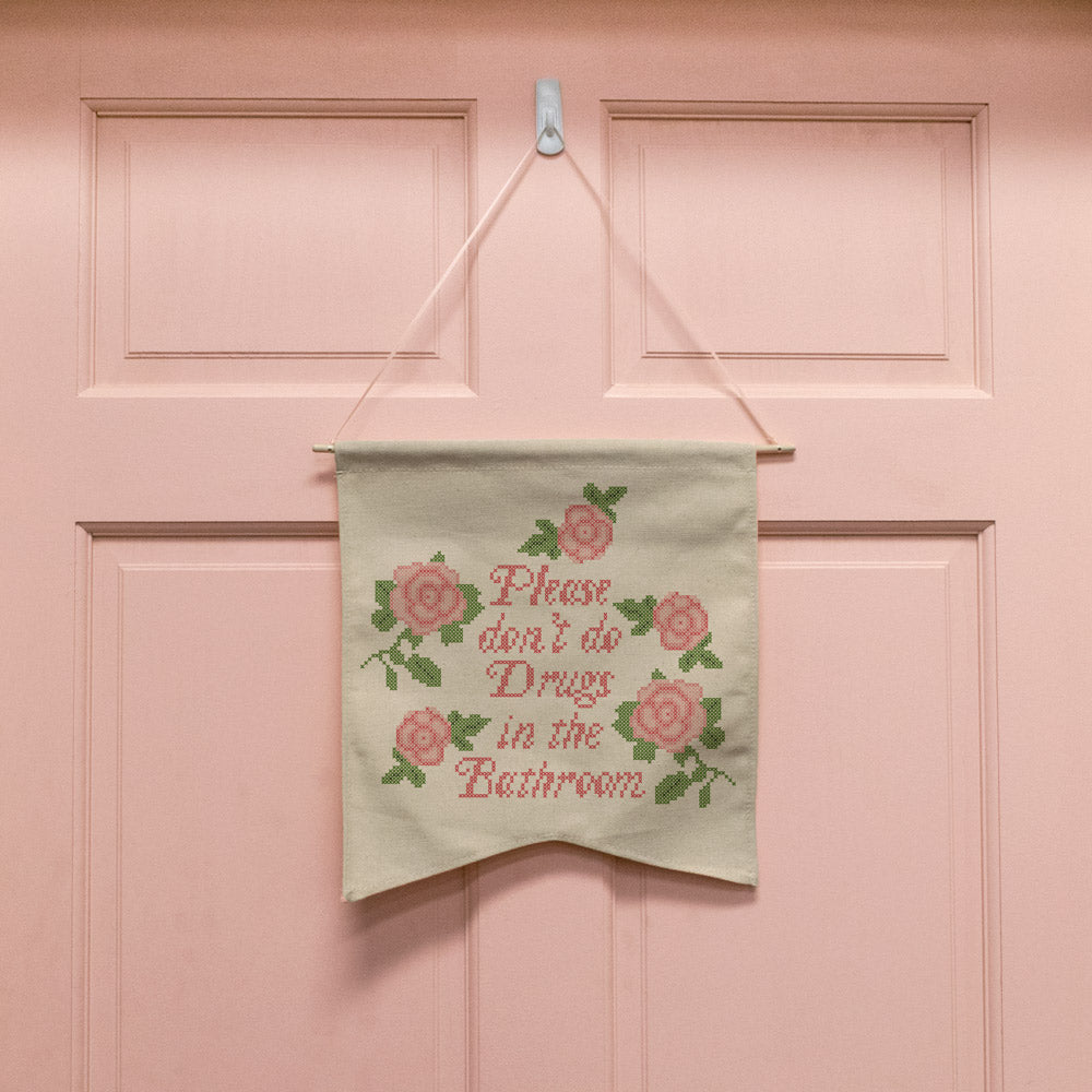 Please Don't Do Drugs Wall Hang