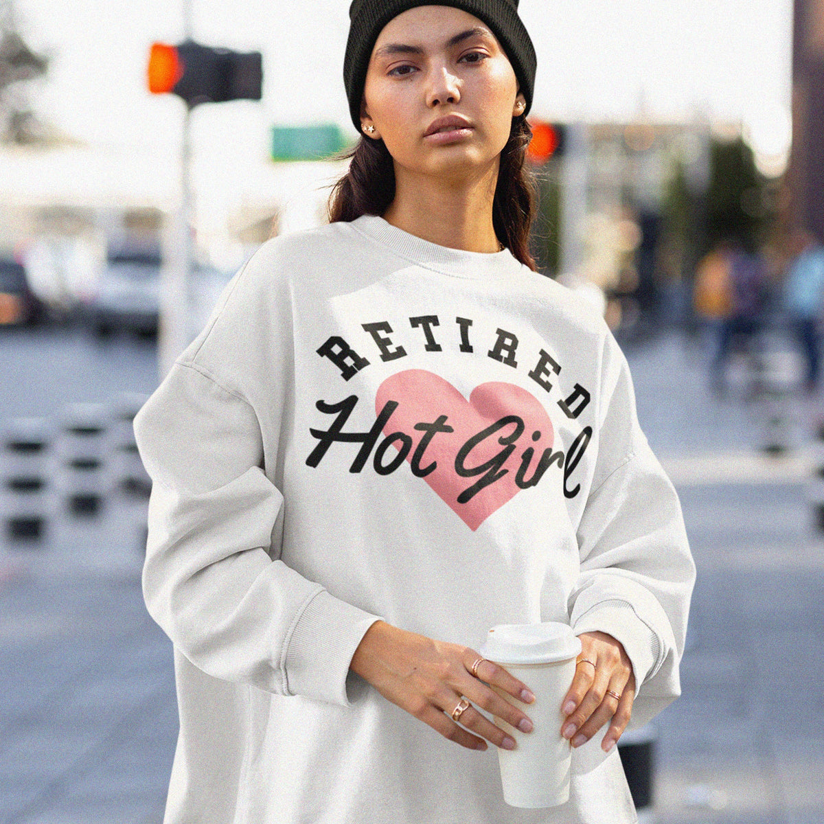 Retired Hot Girl Sweatshirt product image 2