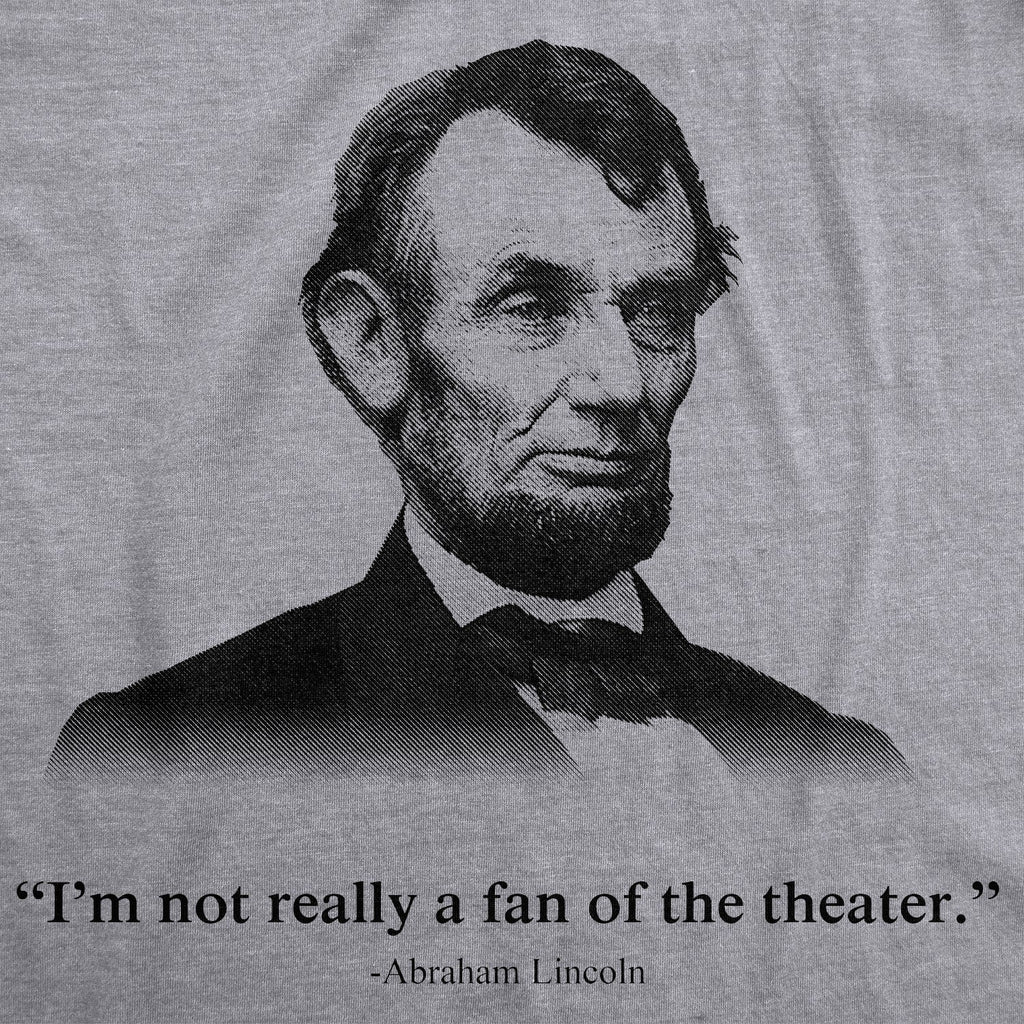 Not A Fan Of The Theater Men's T Shirt product image 2