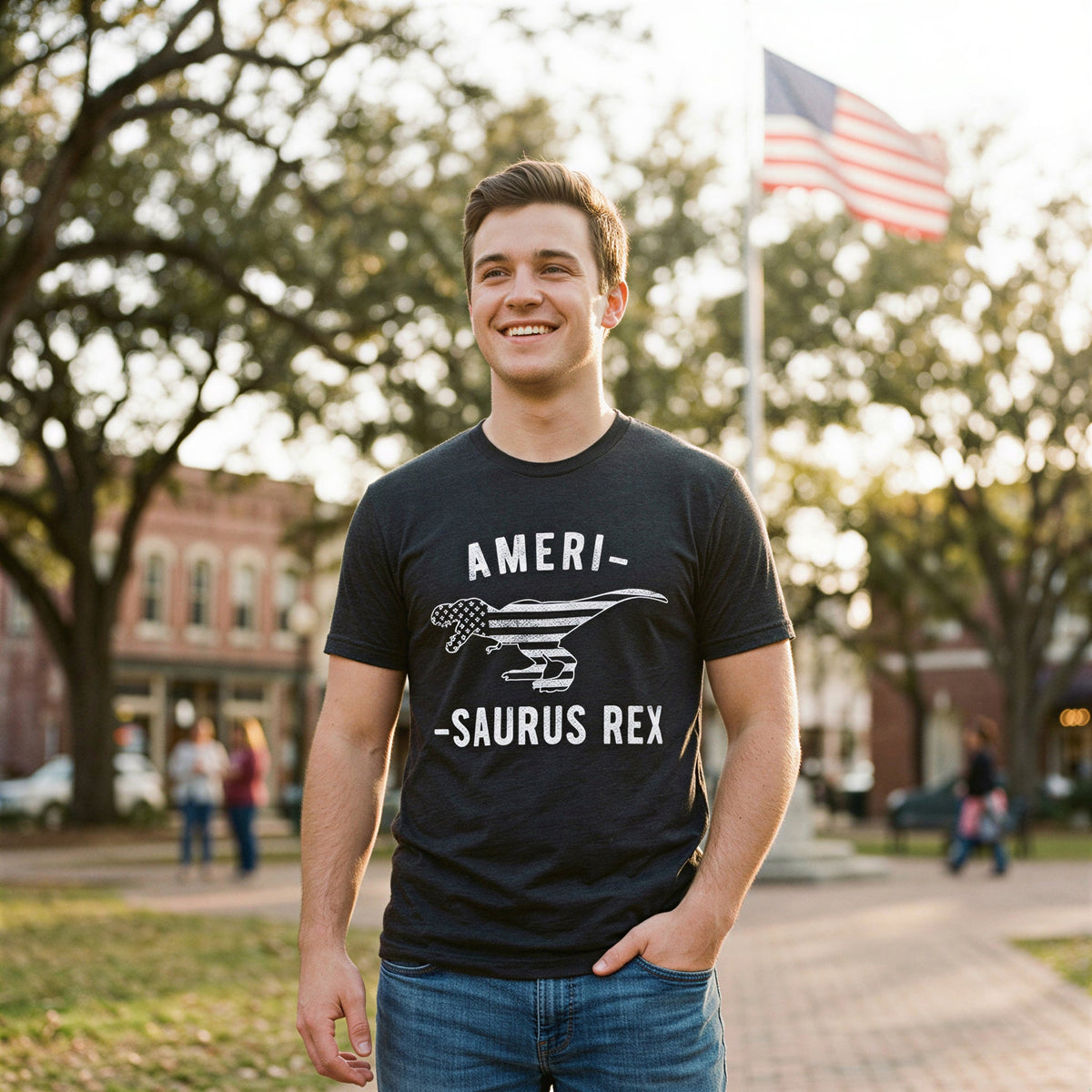 Amerisaurus Rex Men's T Shirt product image 2
