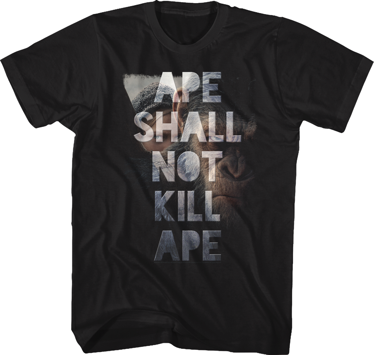 Ape Shall Not Kill Planet Of The Apes T-Shirt product image 1