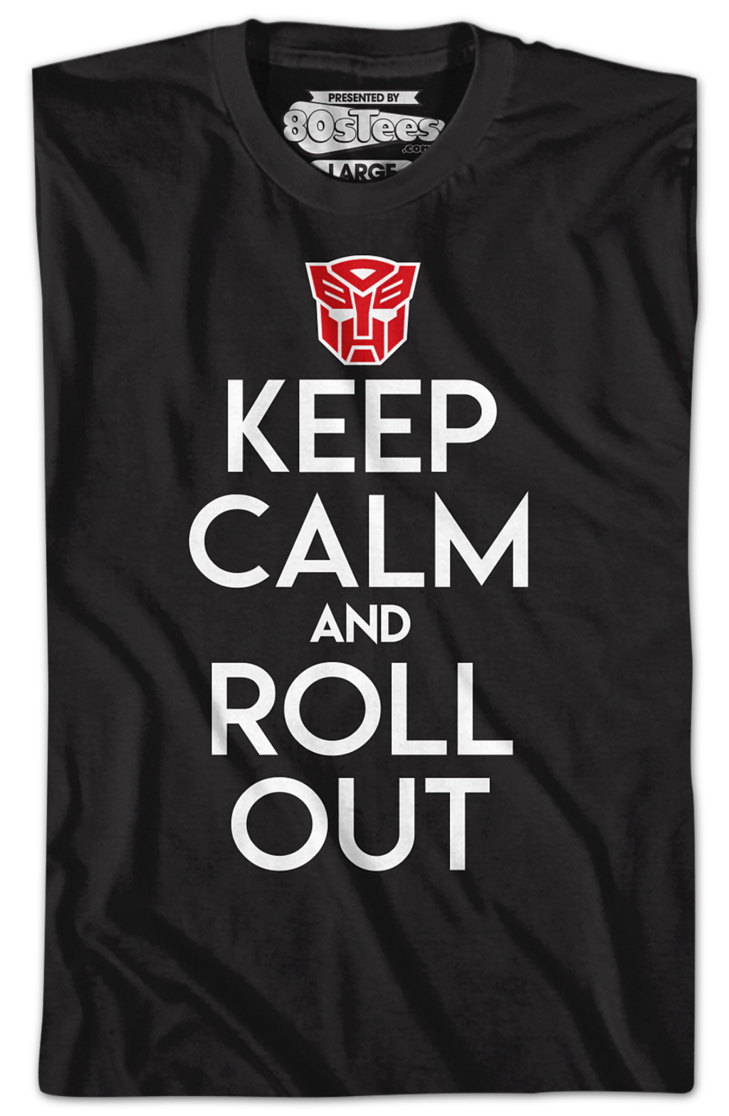 Autobots Keep Calm And Roll Out Transformers T-Shirt product image 2