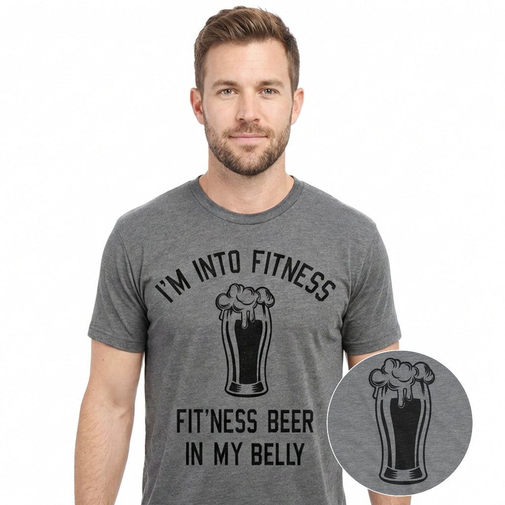 Fitness Beer In My Belly Men's T Shirt product image 6