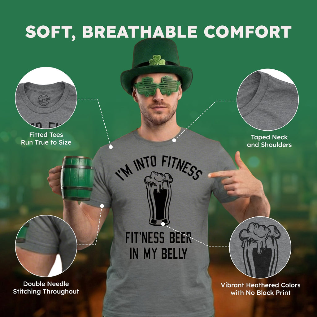 Fitness Beer In My Belly Men's T Shirt product image 8