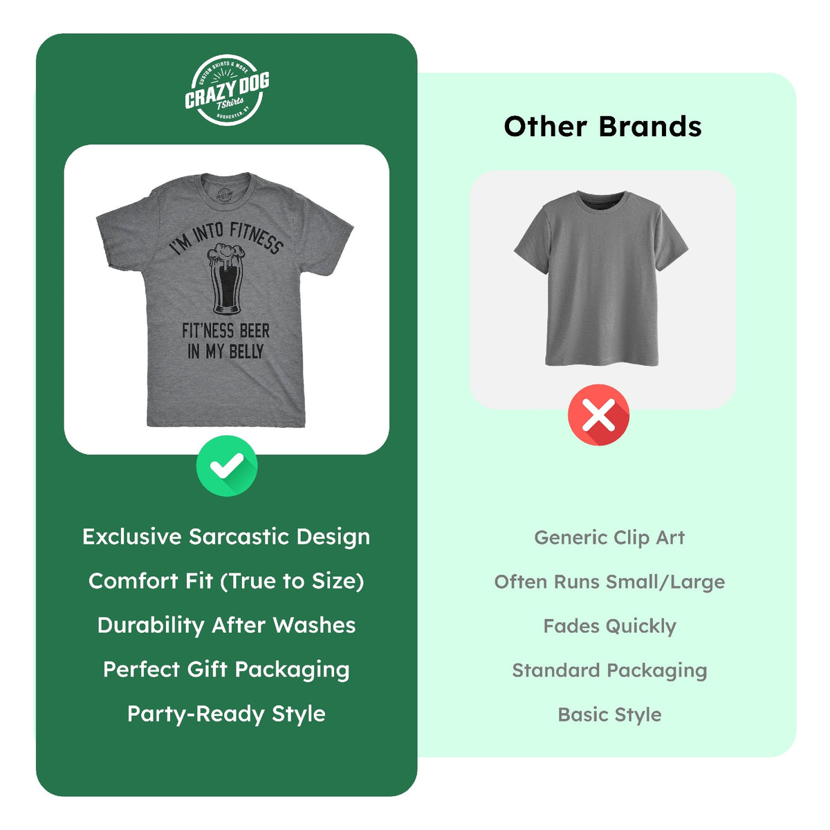 Fitness Beer In My Belly Men's T Shirt product image 9