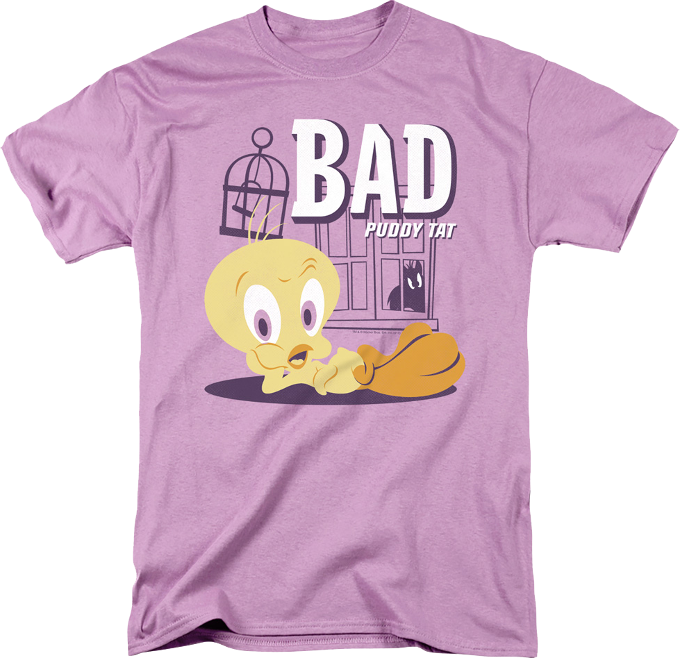 Bad Puddy Tat Looney Tunes T-Shirt product image 1