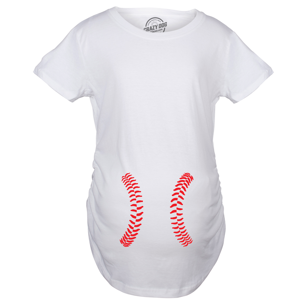 Baseball Laces Maternity T Shirt product image 3