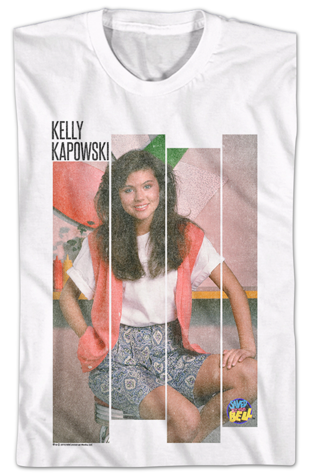 Bayside Blocks Kelly Kapowski Saved By The Bell T-Shirt product image 2
