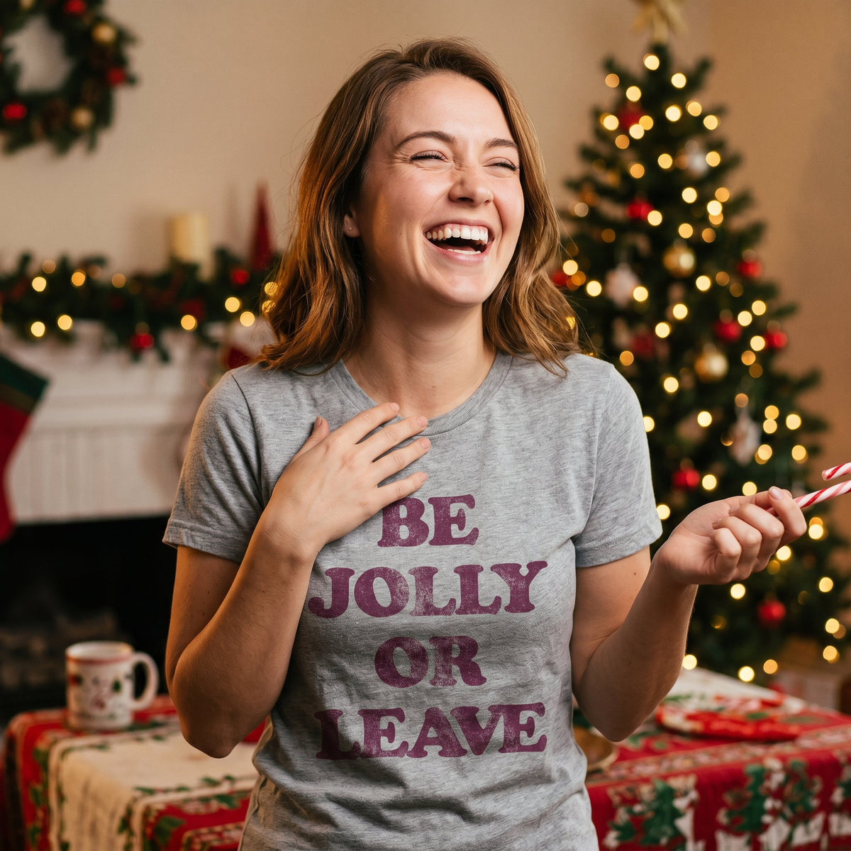 Be Jolly Or Leave Women's T Shirt product image 2