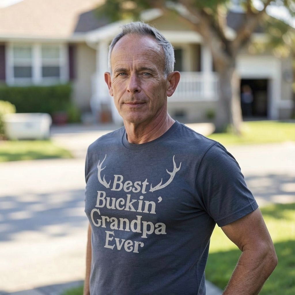 Best Buckin' Grandpa Men's T Shirt product image 2