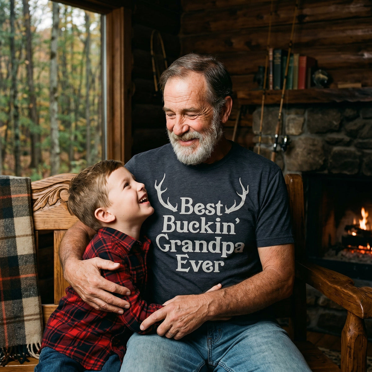 Best Buckin' Grandpa Men's T Shirt product image 4