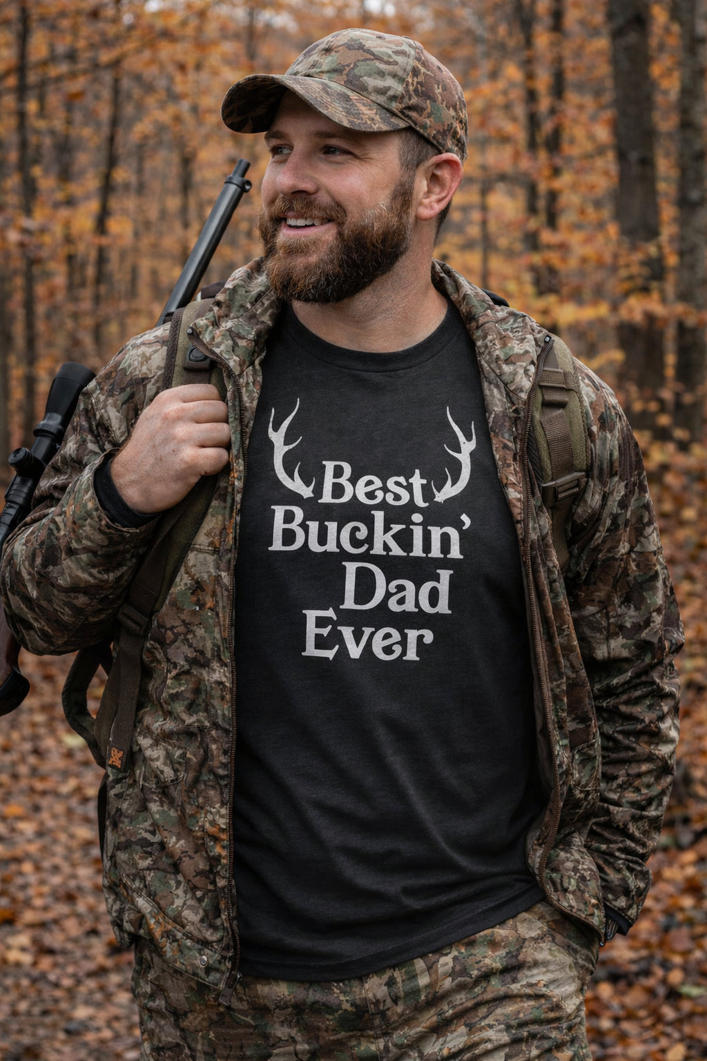 Best Buckin Dad Ever Men's T Shirt product image 2