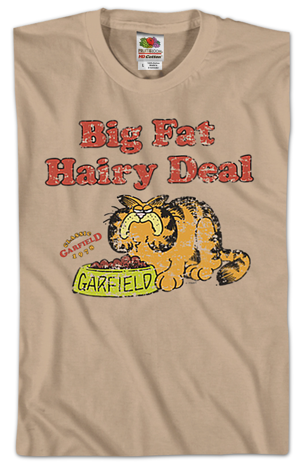 Big Fat Hairy Deal Garfield T-Shirt product image 2