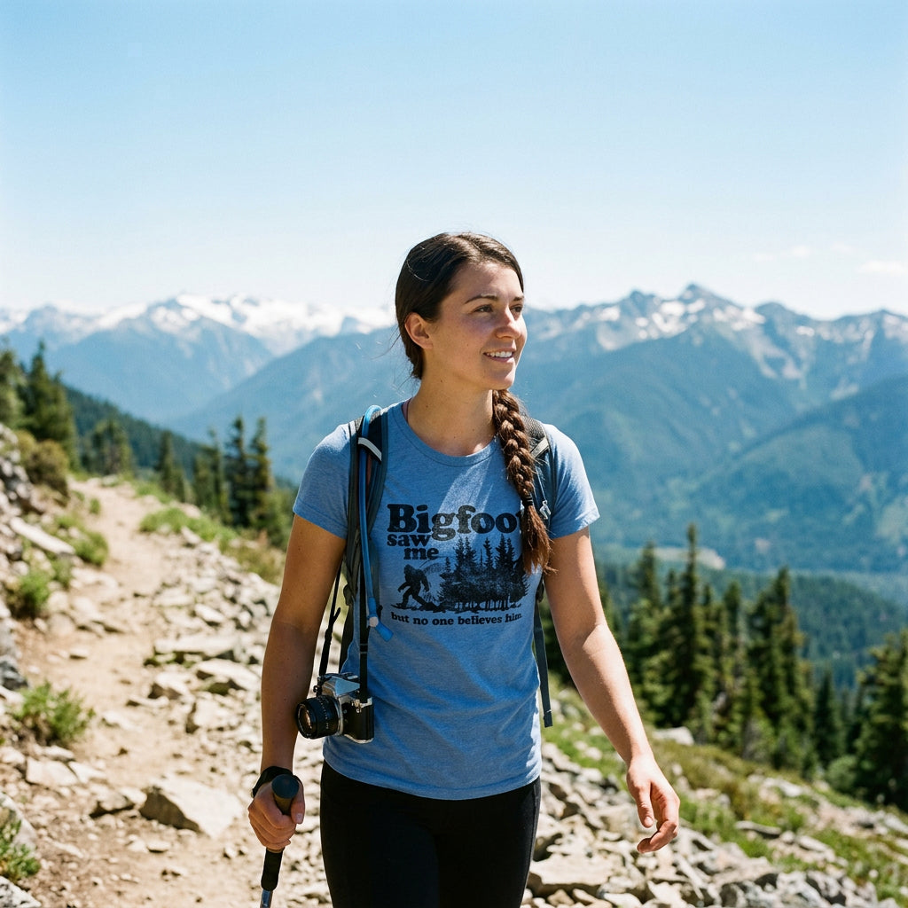Bigfoot Saw Me Women's T Shirt product image 2