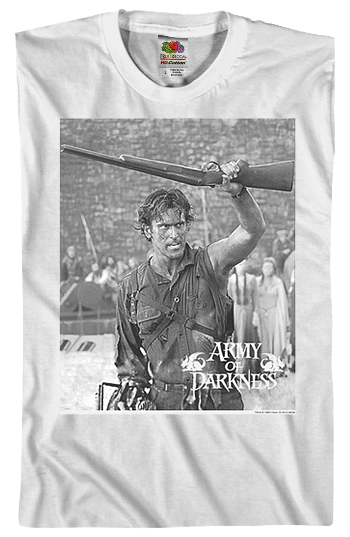 Black and White Boom Stick Army of Darkness T-Shirt product image 2