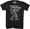 Black and White Box Art Predaking Transformers T-Shirt product image 1
