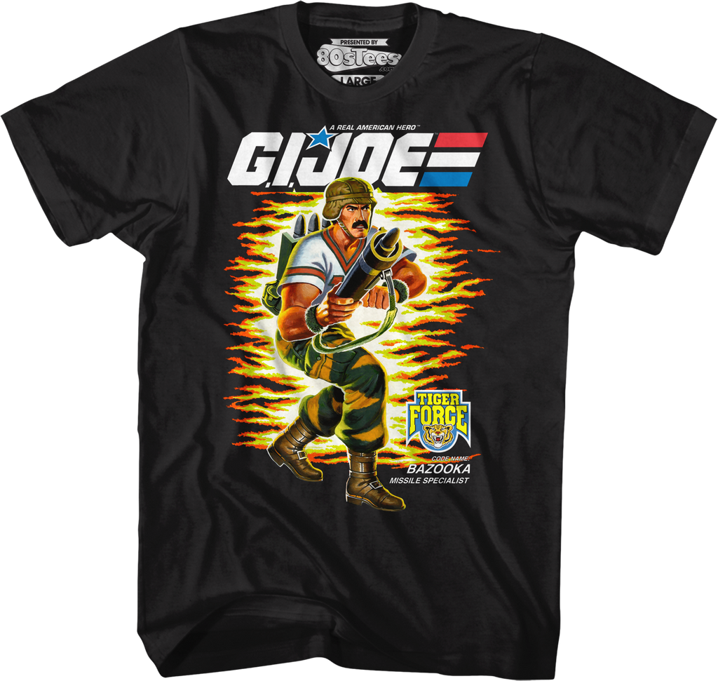 Box Art Bazooka GI Joe T-Shirt product image 1