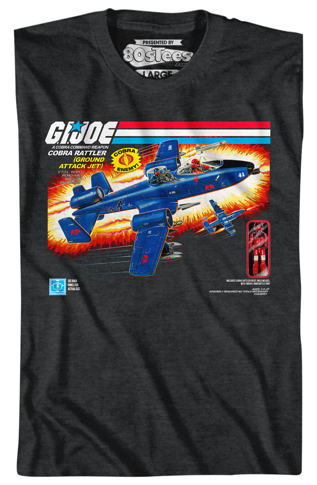 Box Art Cobra Rattler GI Joe T-Shirt product image 2