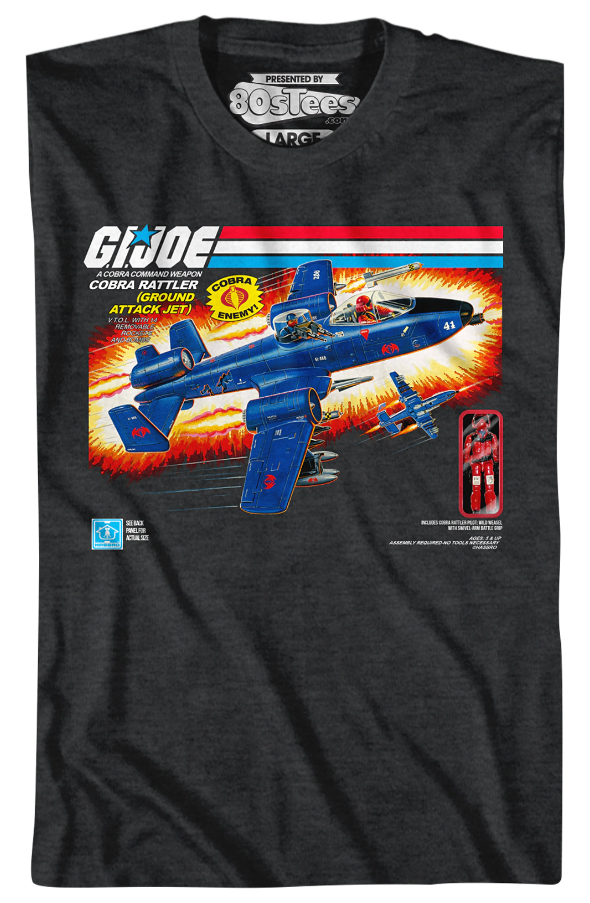Box Art Cobra Rattler GI Joe T-Shirt product image 2