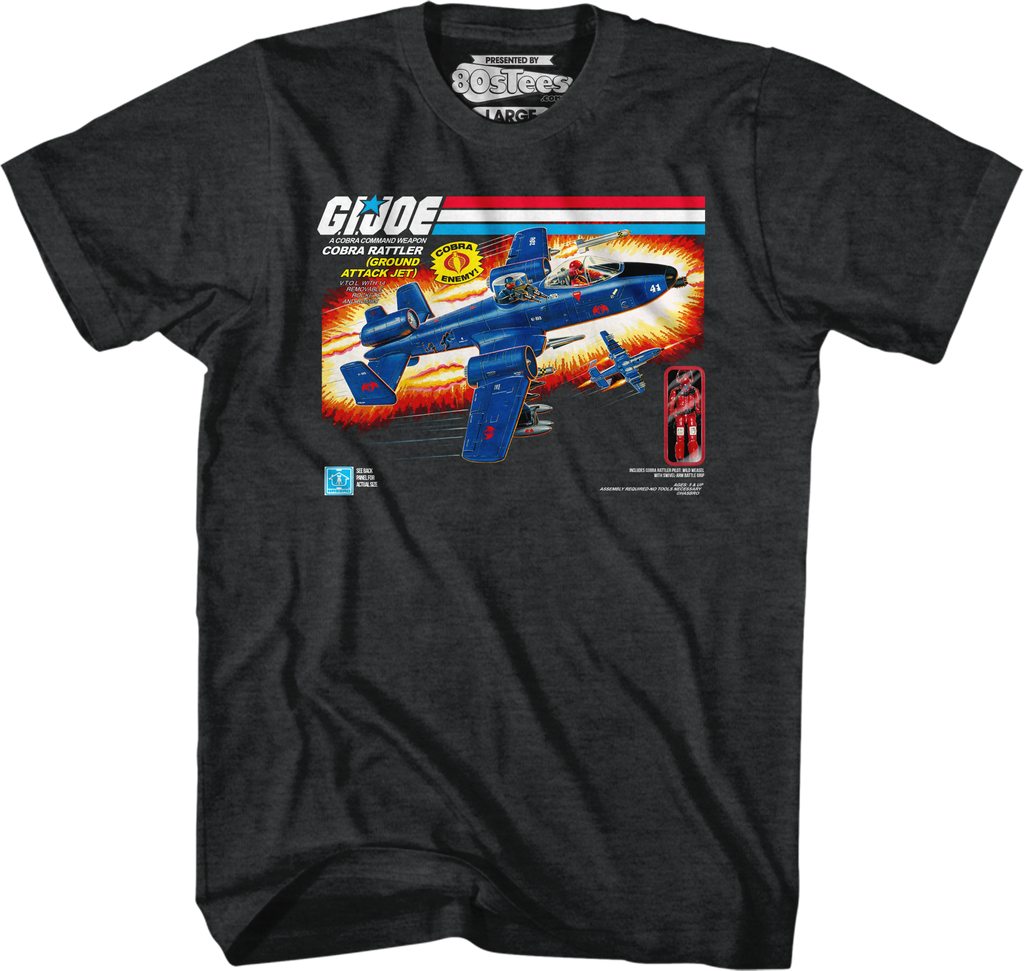 Box Art Cobra Rattler GI Joe T-Shirt product image 1