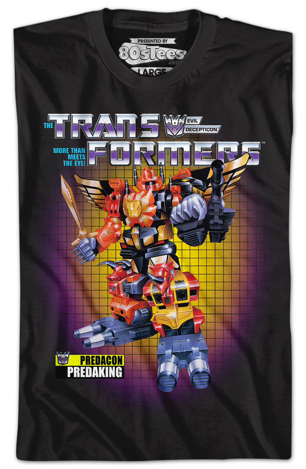 Box Art Predaking Transformers T-Shirt product image 2