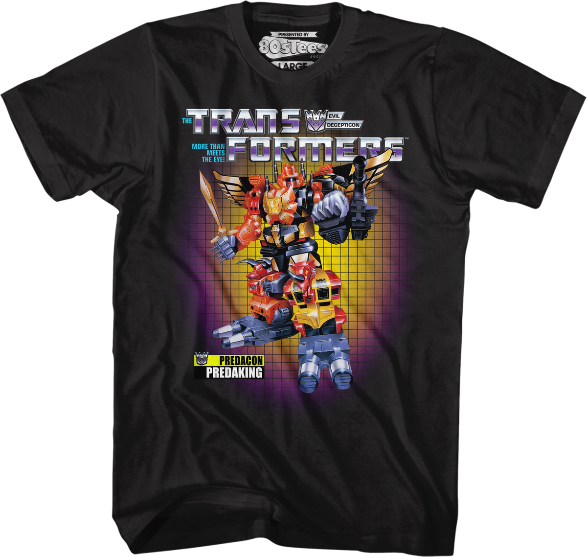 Box Art Predaking Transformers T-Shirt product image 1