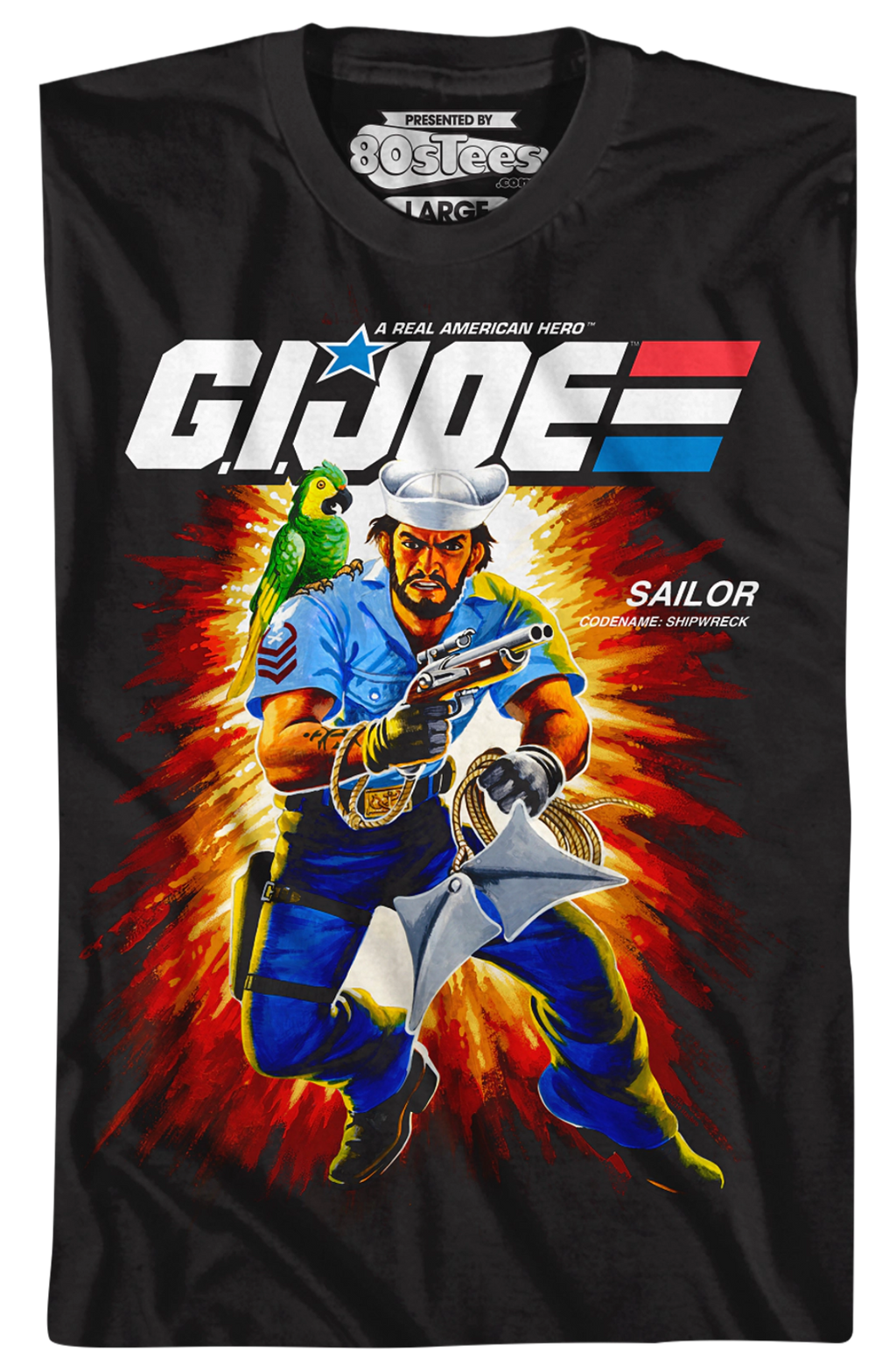 Box Art Shipwreck GI Joe T-Shirt product image 2