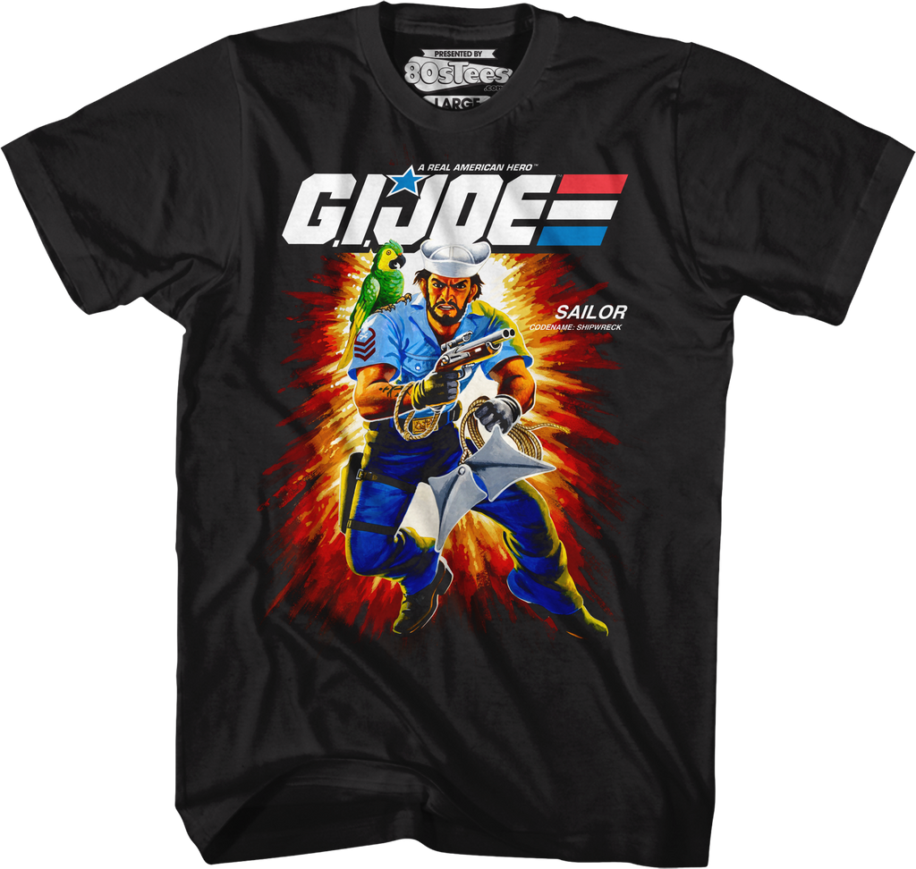 Box Art Shipwreck GI Joe T-Shirt product image 1
