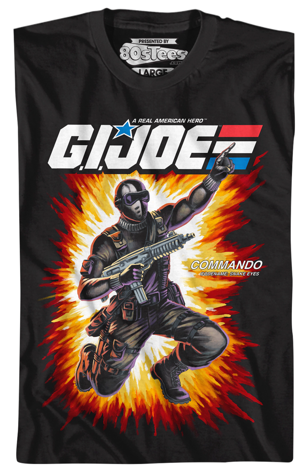 Box Art Snake Eyes GI Joe T-Shirt product image 2