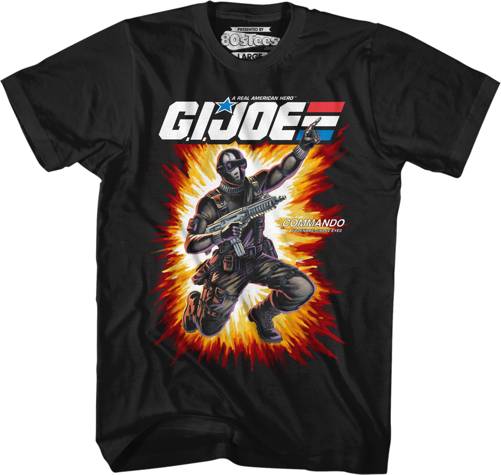 Box Art Snake Eyes GI Joe T-Shirt product image 1