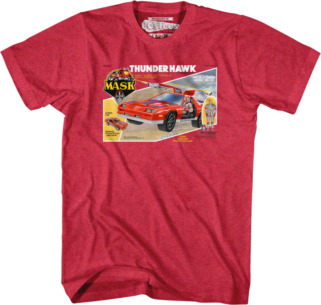 Retro Box Art Thunderhawk MASK T-Shirt product image 1