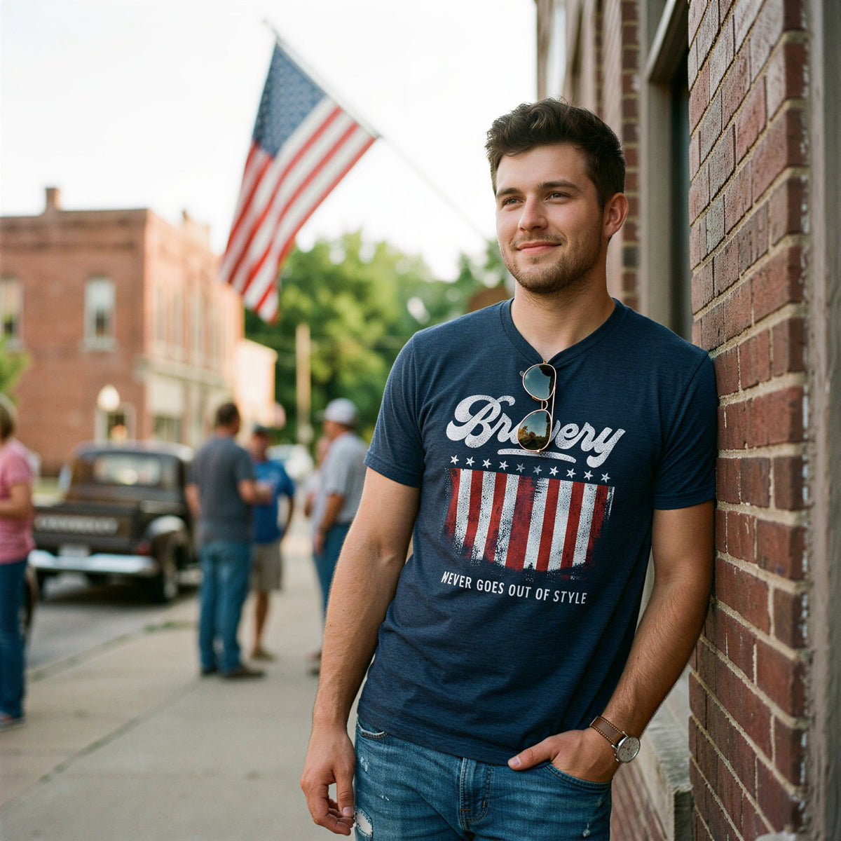 Bravery Never Goes Out Of Style Men's T Shirt product image 2