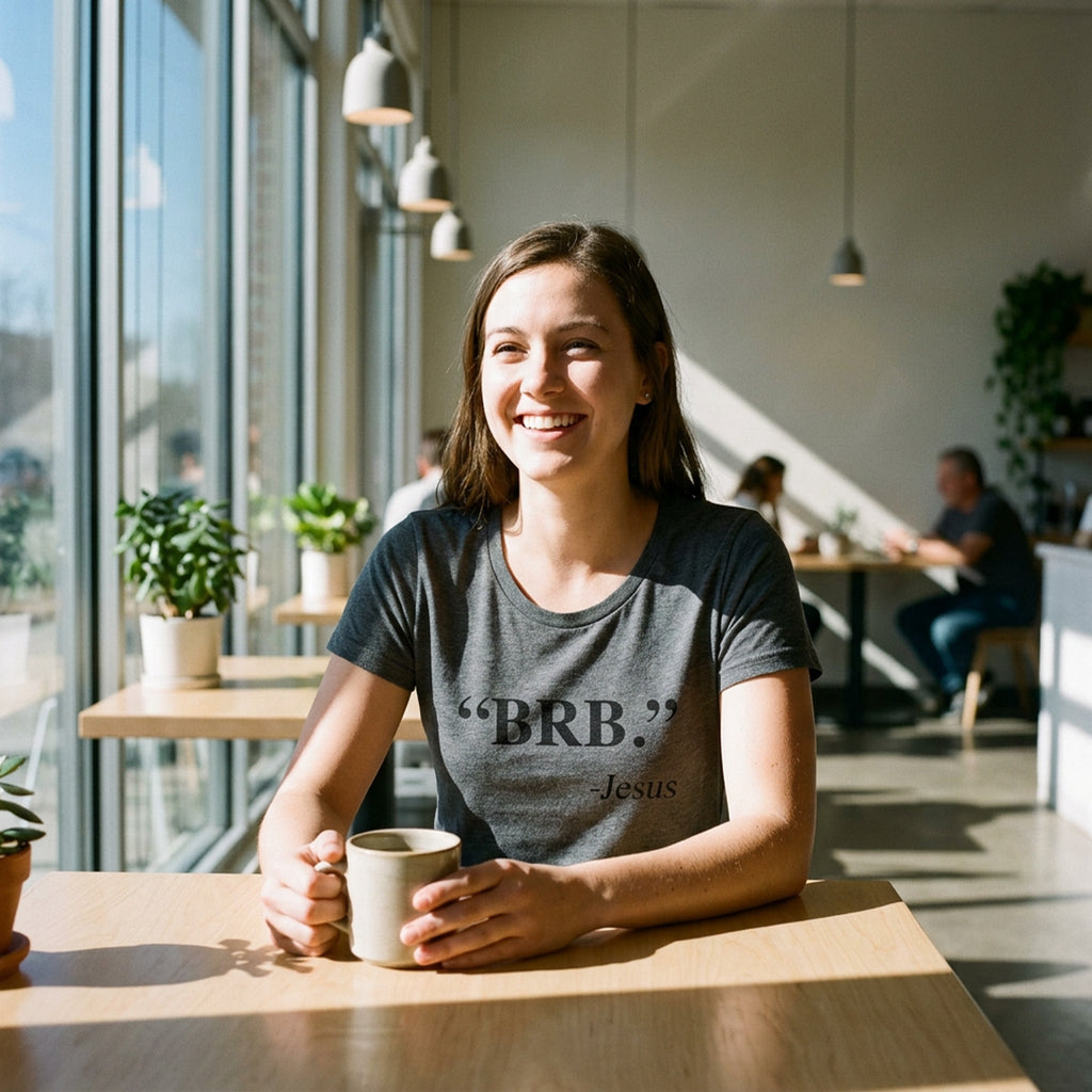 "BRB." - Jesus Women's T Shirt product image 2