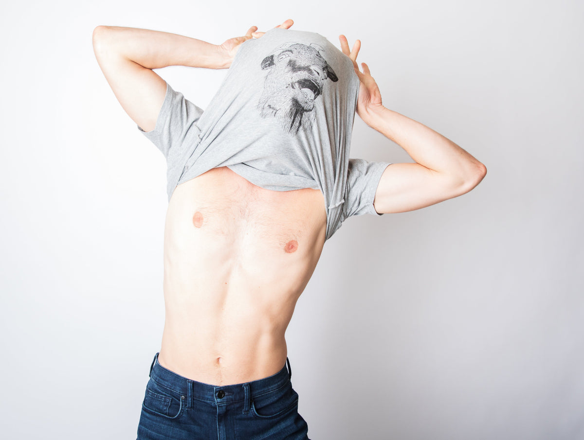 Ask Me About My Goat Flip Men's T Shirt product image 5