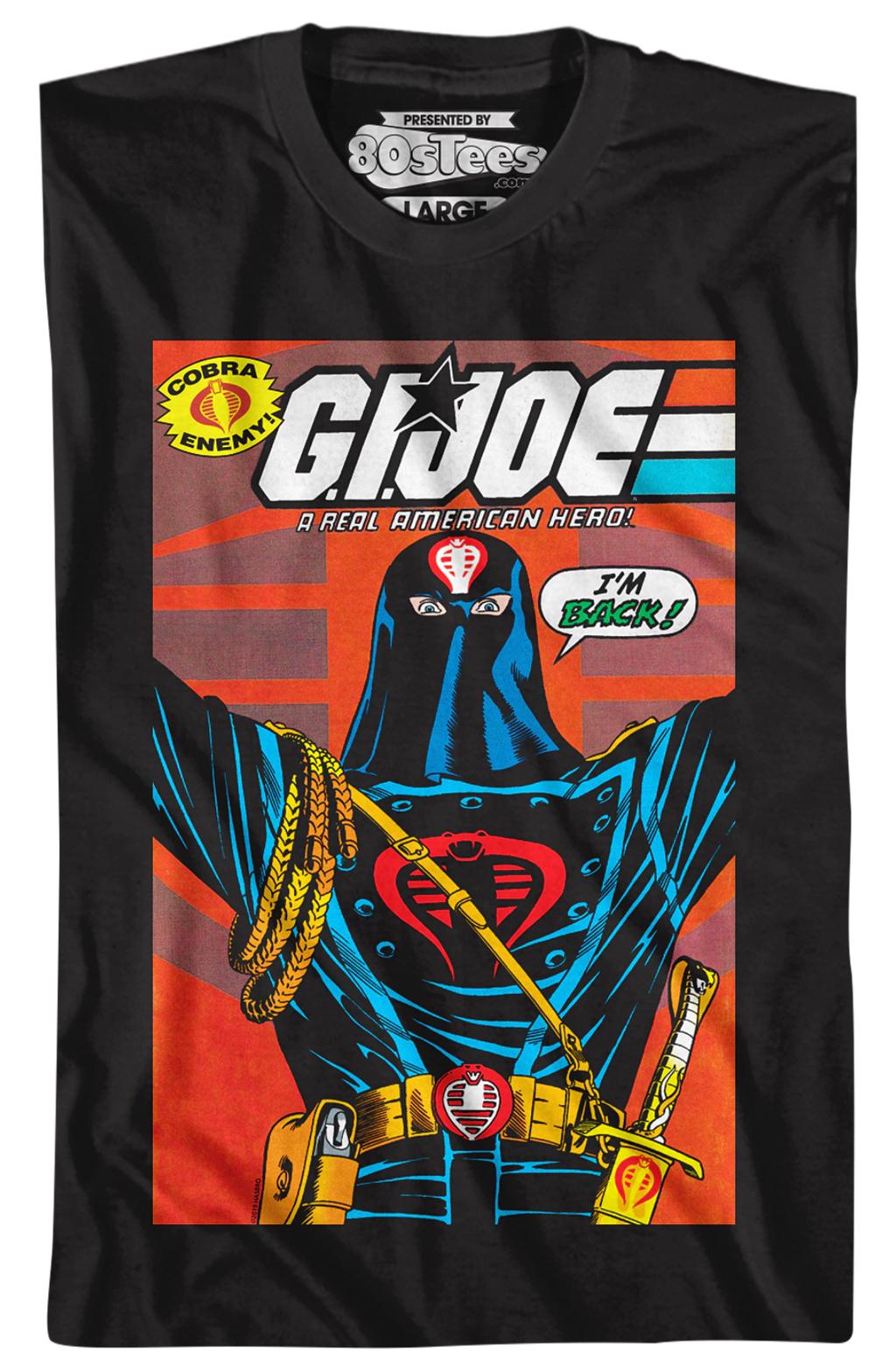Cobra Commander Seeds Of Empire Cover GI Joe T-Shirt product image 2
