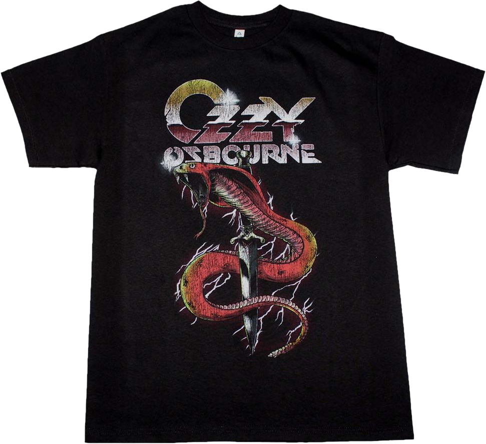 Rockline Cobra Dagger Ozzy Osbourne T-Shirt product image 1