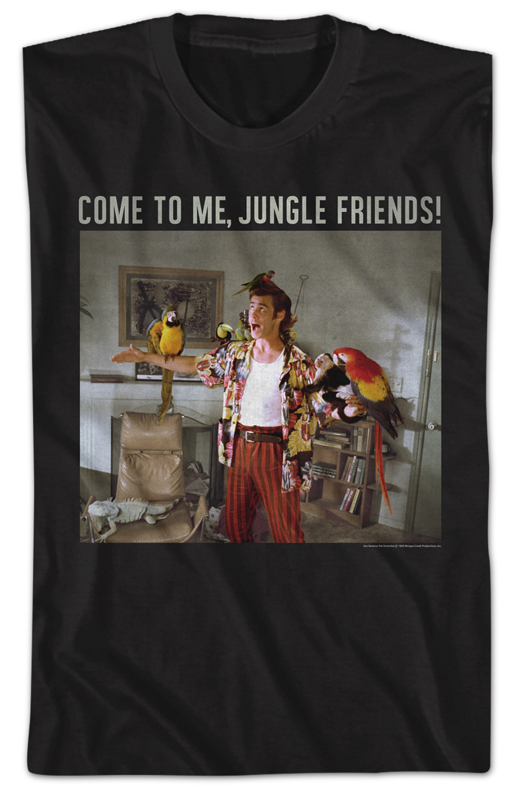 Come To Me Jungle Friends Ace Ventura T-Shirt product image 2
