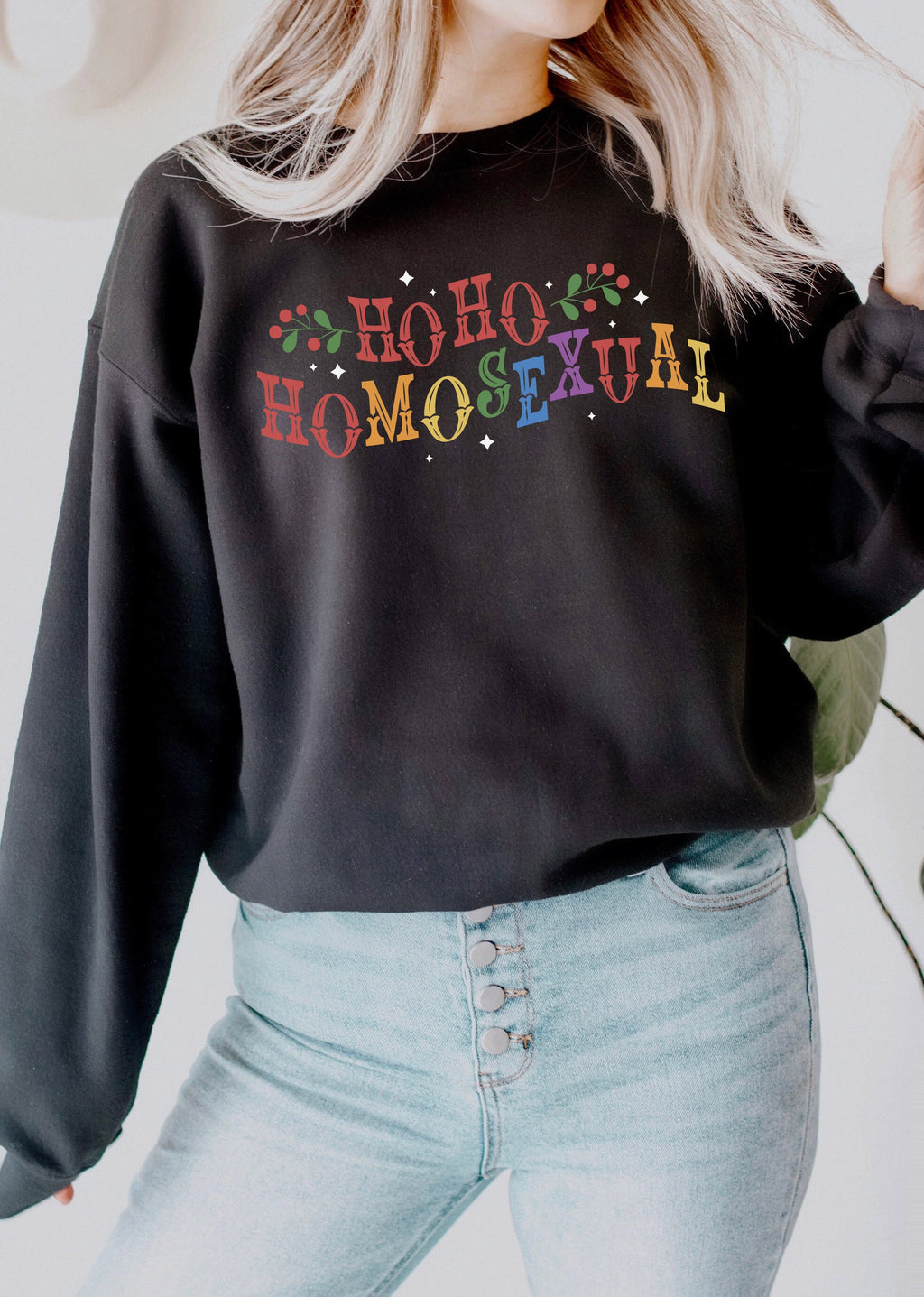 Ho Ho Homosexual Sweatshirt product image 2