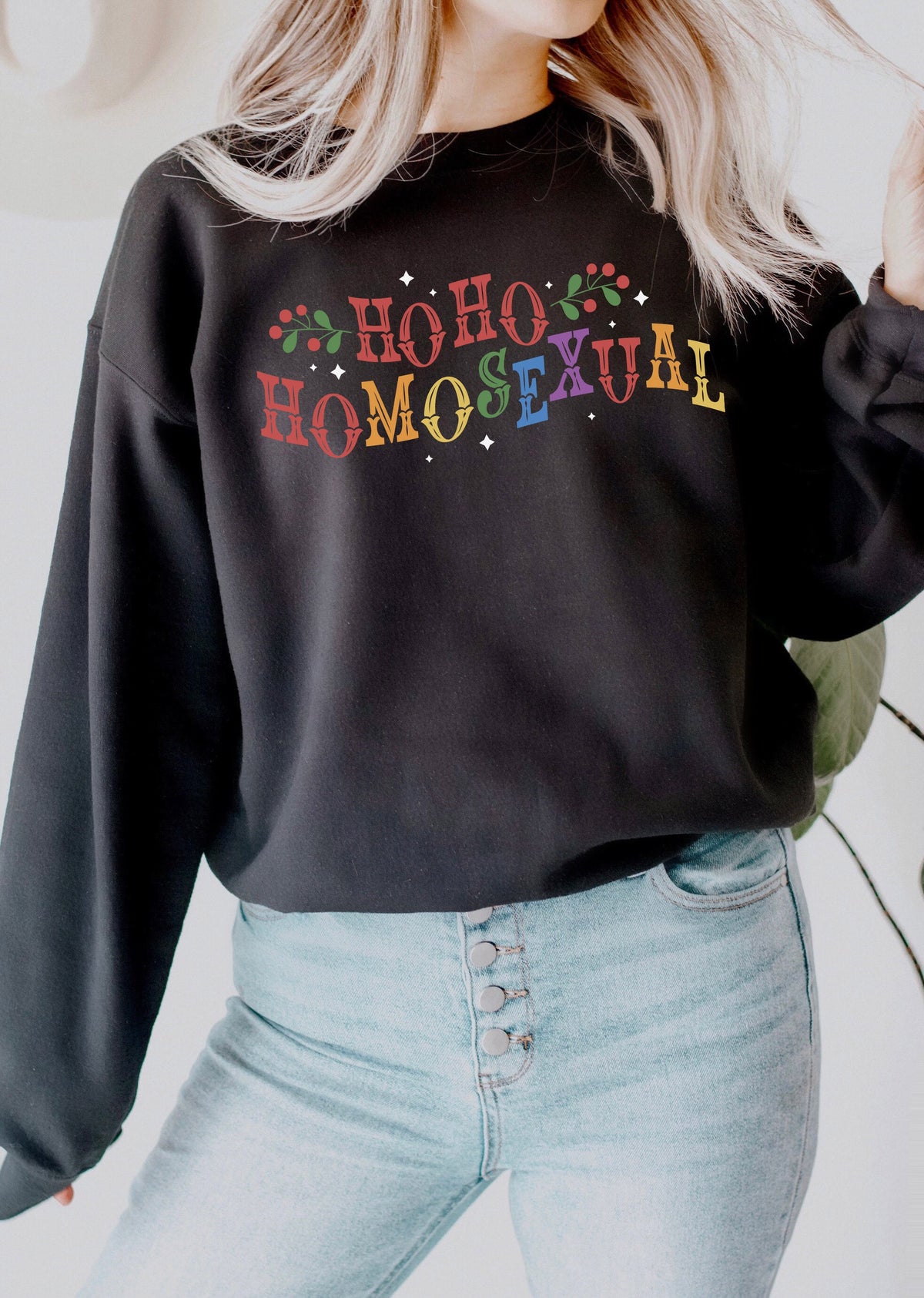 Ho Ho Homosexual Sweatshirt product image 2