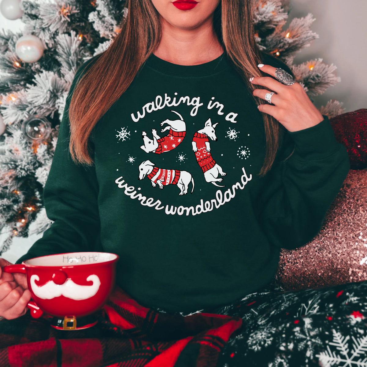 Weiner Wonderland Crewneck Sweatshirt product image 1