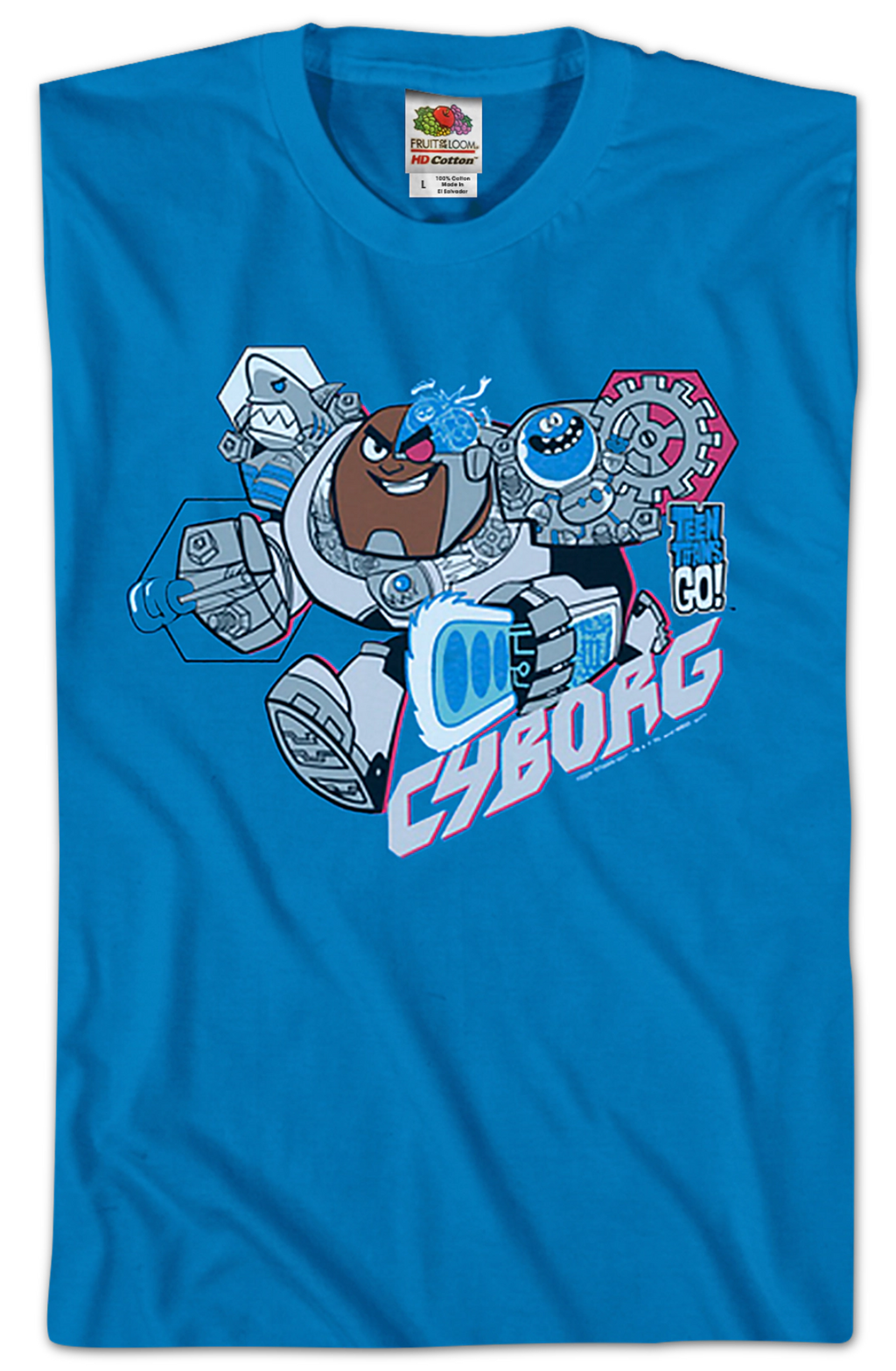 Cyborg Teen Titans Go T-Shirt product image 2