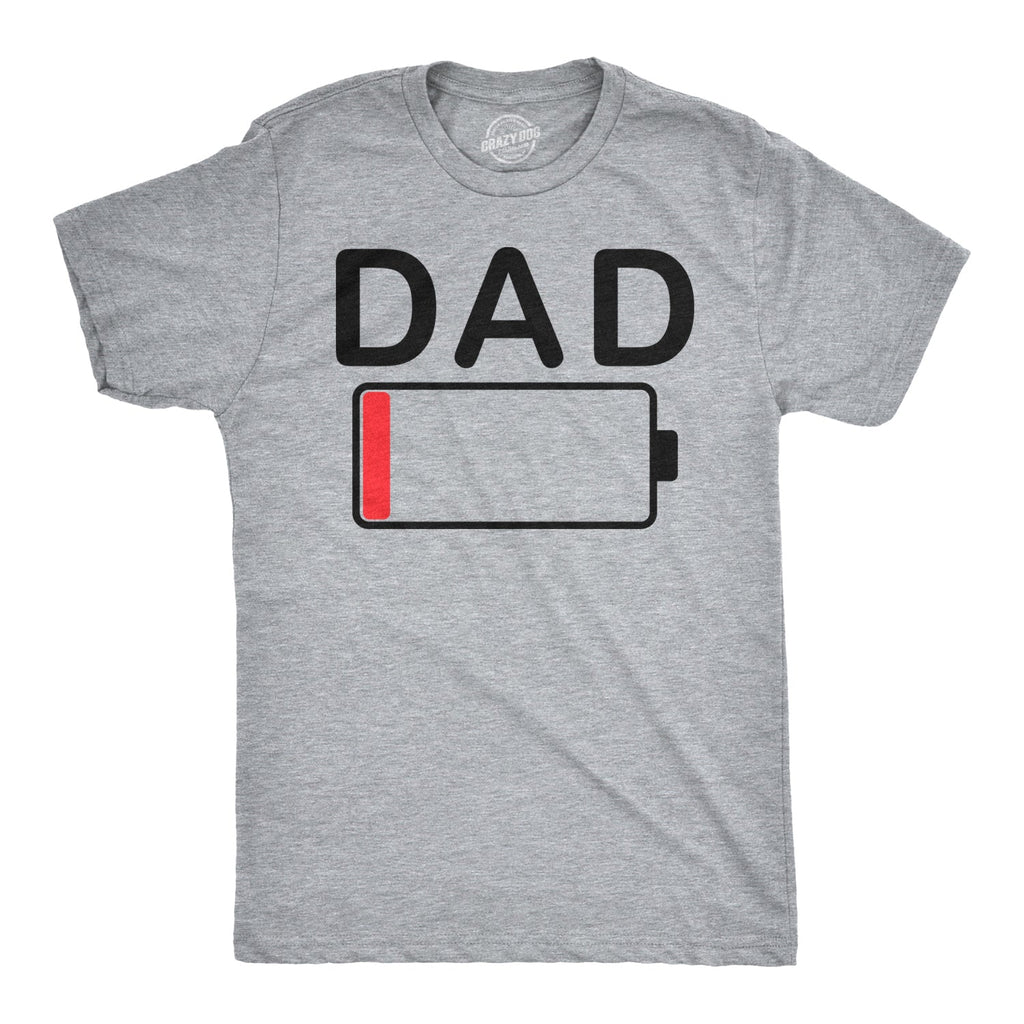Dad Battery Low Men's T Shirt product image 1