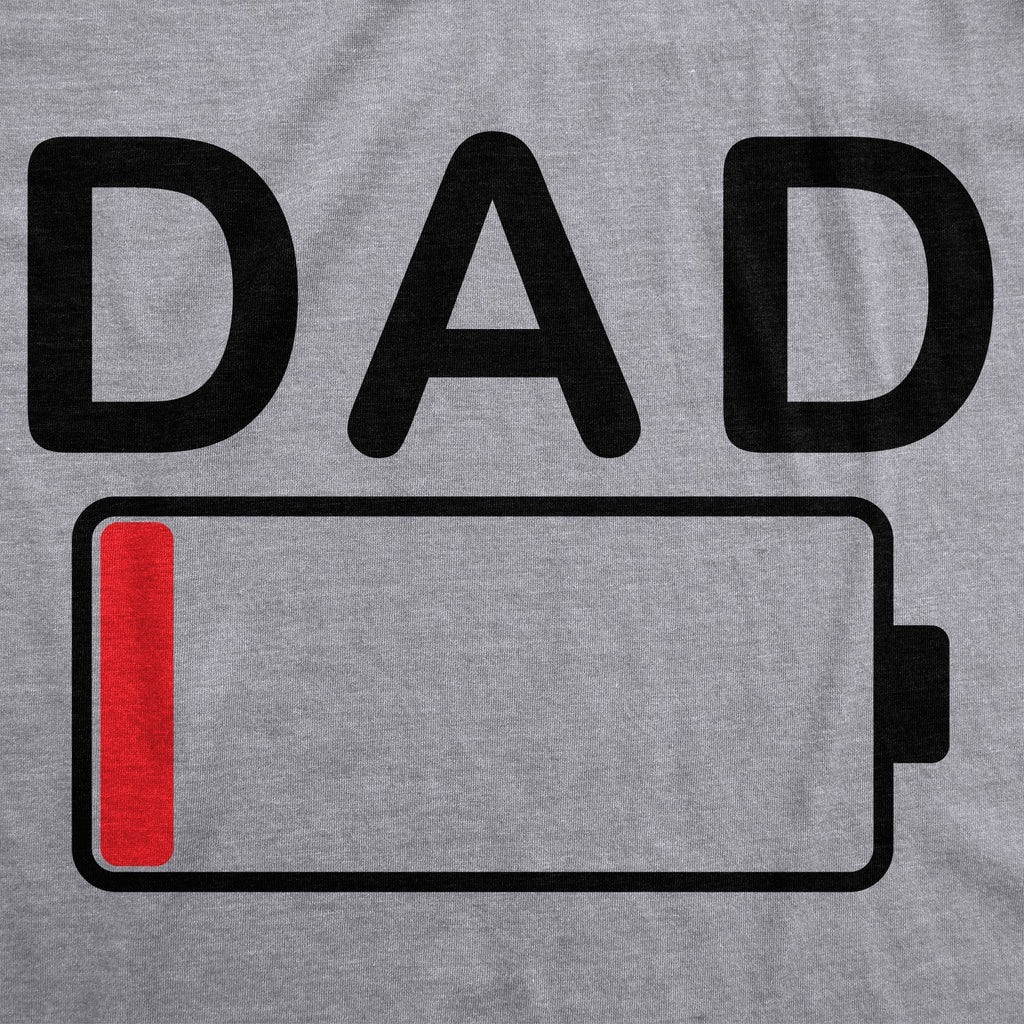 Dad Battery Low Men's T Shirt product image 3