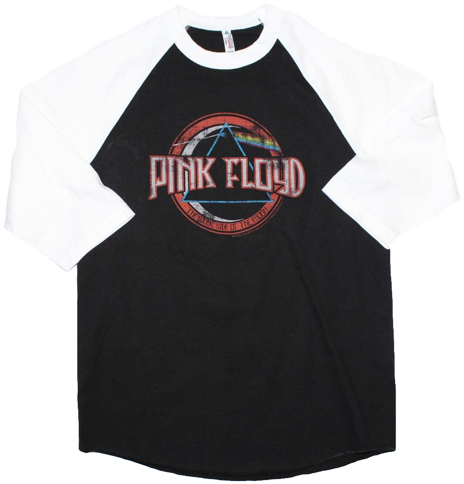 Dark Side of the Moon Pink Floyd Raglan Baseball Shirt product image 1