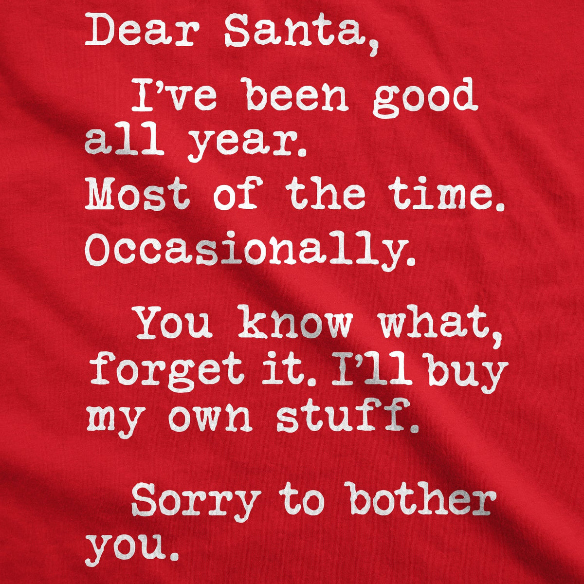 Dear Santa I'll Buy My Own Stuff Women's T Shirt product image 2