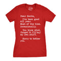 Dear Santa I'll Buy My Own Stuff Women's T Shirt product image 1